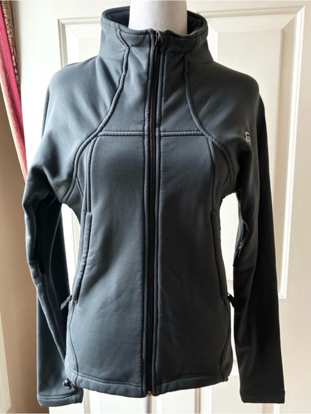 Burton AK Women’s Baker Stretch Snowboard Ski Fleece Jacket Gray Size S